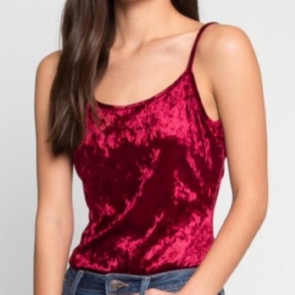 Tops - Burgundy Bodysuit Top